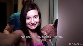 Liona Bee First Threesome And DP