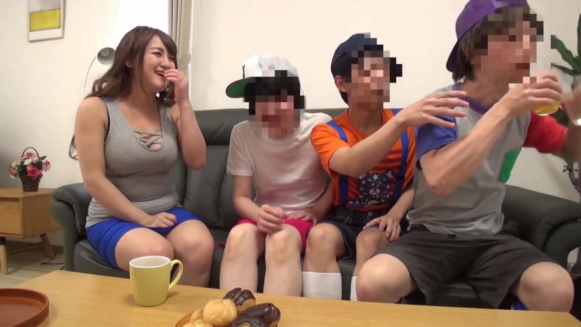 horny MILF with sons friend