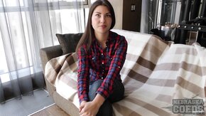 19yo Ella Nervously Doing Her First Ever Video