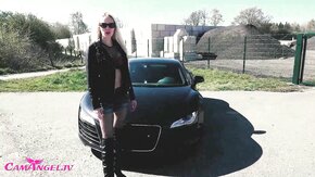 Mavie Pearl - Audi R8 Test Drive Amp Outdoor Porn