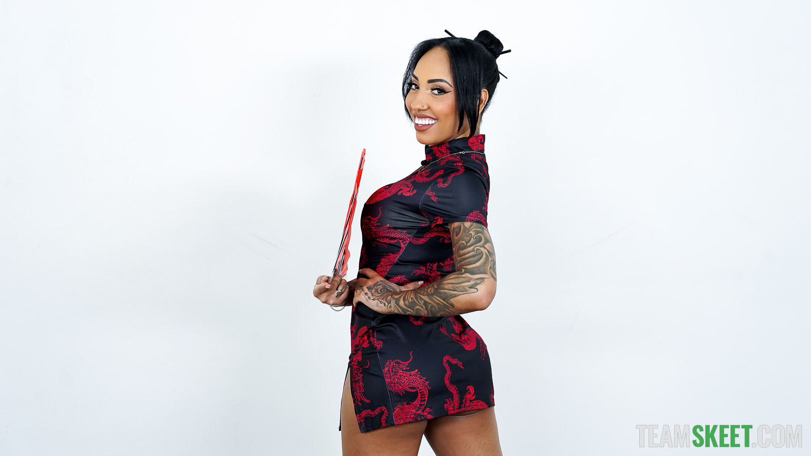 Kona and Luna are just two babes who love to party. The sneaky chicks try to come back home undetected, but they’re caught by their stepbrother, Peter. As they try to sneak in through a window, the girls get stuck. Peter uses the situation to his advantage, lifting their skirts and admiring their red undies. The girls are shocked but even more so turned on by their stepbrother when he starts playing with their pussies. They’ve never known their tattle tale stepbrother to be so daring, and now seeing this risque side of him, they’re super horny for him. Peter still wants to snitch on his stepsisters for sneaking out, but the stepsiblings come to an agreement. Now that they’re all horny, Peter is willing to turn a blind eye to their night of partying if they agree to fuck. The girls are more than down for a little fuck sesh, so they move to the living room, where the fun truly begins.