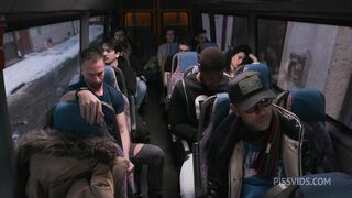 Pervert Passenger Wet, 9on1, Stacy Bloom, ATM, DAP, Rough, TAP, Monster ButtRose, Pee, Pee Drink, Cum in Mouth, Swallow