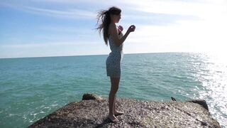 Luna Lynx Monster Cock Destroy Small Hairy Ass 18yo Luna with Body Weight of Only 35