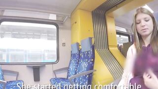 petite blonde teen fucked for cash in public restroom pov