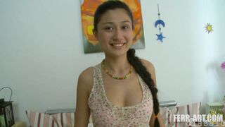 Hot Asian student groped by man