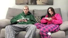 Sugary Kitty - Step Brother Watch Porn and Jerk Off Next To Step ...