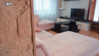 Luna Roulette - Caught Stepmom Masturbating, Had Sex With This Hot Milf and Cum on He