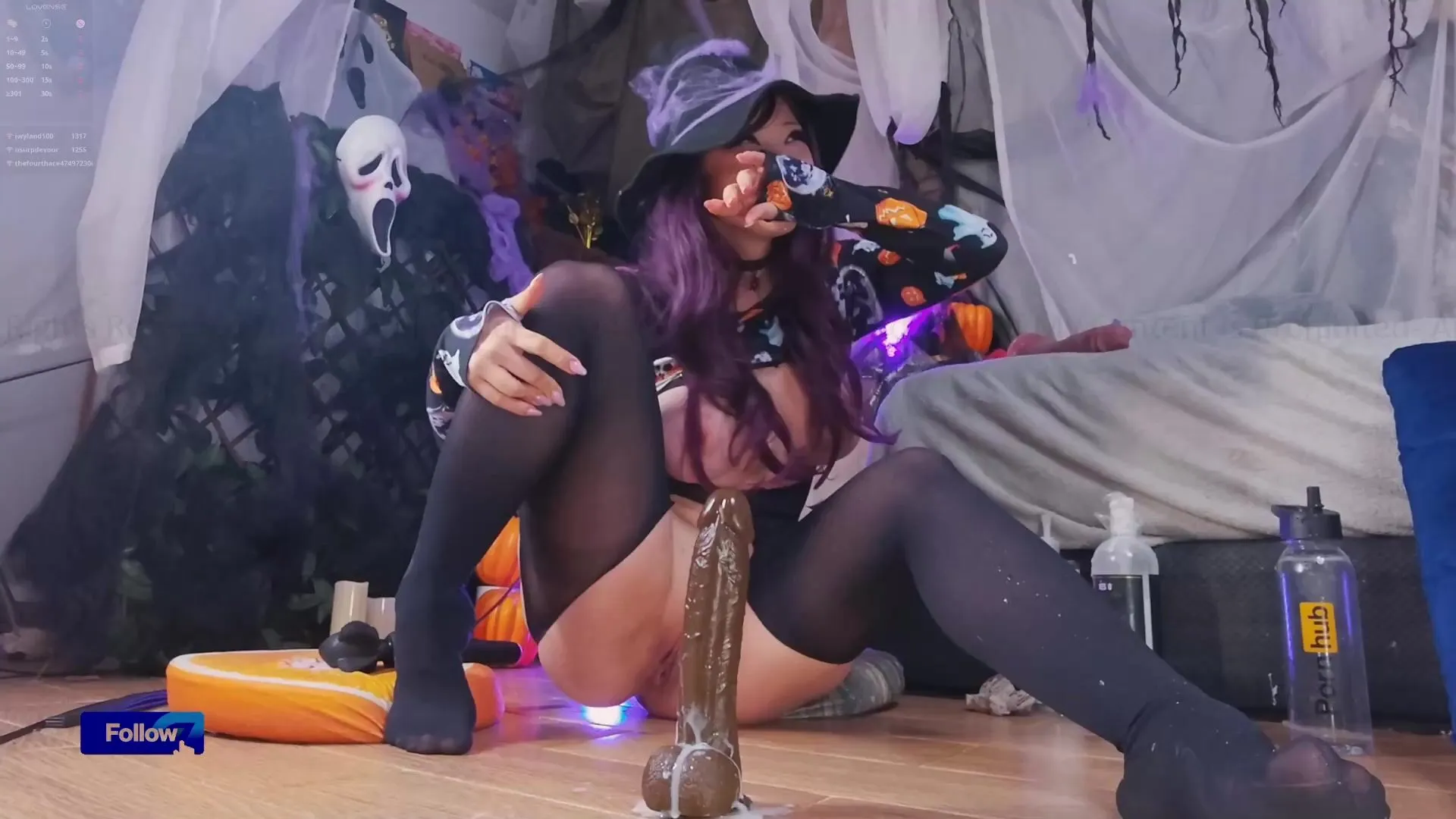 Witch Cosplay Webshow - mollychanMollyflwersRealMollychan