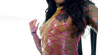 Nicole Kitt - Black Beauty Cover In Oil Anal Fuck With Jax Slayher