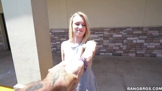 Busty Blonde Teen Cutie: Tight Virginia Pussy