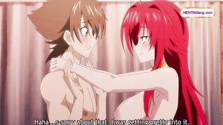 Busty redhead rocks xmas outfit riding cock with tight titjob ⋆ Highschool DxD Parody