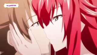 Busty redhead rocks xmas outfit riding cock with tight titjob ⋆ Highschool DxD Parody