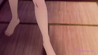 Marin Kitagawa surrenders slow in Gojou's strong arms