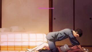Marin Kitagawa surrenders slow in Gojou's strong arms