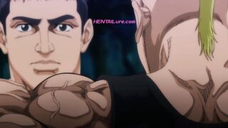 Bara muscle hunter fucks ass open in hard park breeding
