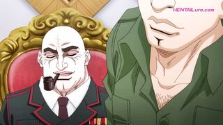 Bara dads rimmed and pounded in front of their army ◌ Gay Anime Porn
