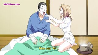 Blonde Hentai Nurse Gets Deep Exam by Perverted Doctor