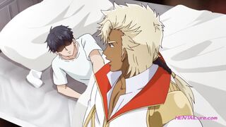 Fevered uke is healed all night by thick cock & raw thrusts ○ Dubbed Gay Anime