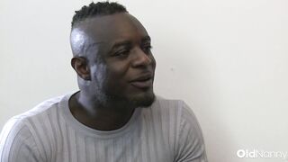 Mature In Office Interview Turns Into BBC Bedroom Action
