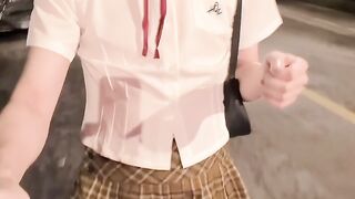 EliaBlaine - Outdoor Cumshots in Public Compilation