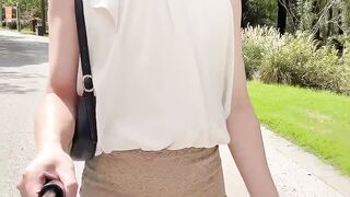 EliaBlaine - Outdoor Cumshots in Public Compilation