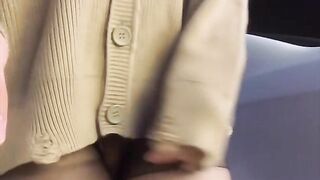 EliaBlaine - Outdoor Pissing Cumshot