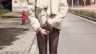 Elia Blaine - Trans Public Cumming Outdoors 9 Compilation