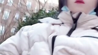 Elia Blaine - Outdoor Pee And Cum Compilation