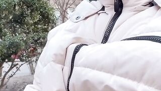 Elia Blaine - Outdoor Pee And Cum Compilation