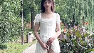 Elia Blaine - 8 Outdoor Public Cumshots Compilation