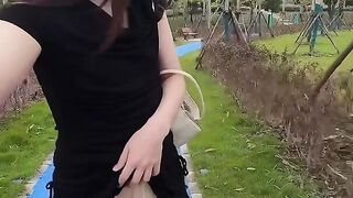 Elia Blaine - 8 Outdoor Public Cumshots Compilation