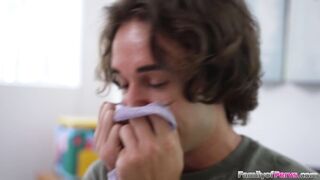 Wtf are you sniffing my panties stepbro