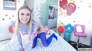 Sexy Blonde Teen Cutie: Slippin' Into Amber