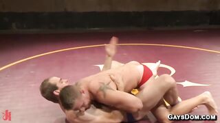 Jonah Marx Logan Vaughn Mat Wrestling Jockstrap Oral Winner Takes Loser