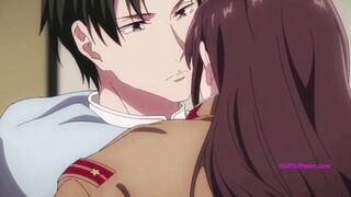 Steamy Hentai Anime Couple Intimate Bedroom Moments