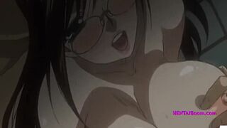 Hentai MILF Glasses: Hot Affair & Climax