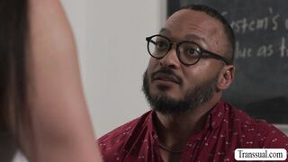 Seducing my black teacher stepdad to fuck