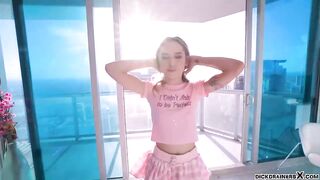 Sexy Little Brunette Teen Cutie: She Really Needs These Test Answers Part 2