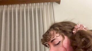 Cute Trans Frottage and BJ