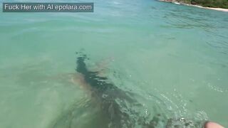 Beach Solo Play Brings Rachel Orgasm
