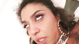 Ravyn Takes Huge Cock Anally