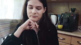 Cute Skinny Big Booty Brunette Teen Tight Pussy Pounded Hard