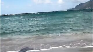 Beach Black-Cock Sex With Brunette