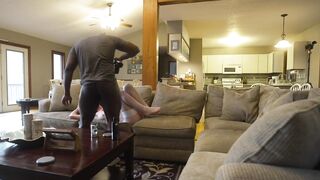 Clear View Of Slender Hotwife