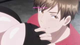 Hot MILF fucked against iron bars jailer join juicy threesome (Dubbed Hentai)