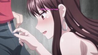 MILF gangbang naked escape triple team spills thick cream on floor (English Dubbed)