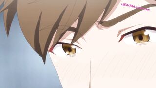 MILF boss stuck overnight gets throat fucked & filled hard on desk (ENG Dub)