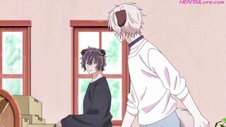 Pup claws down muscle bear and pounds ass to messy finish ◉ Dubbed Gay Hentai